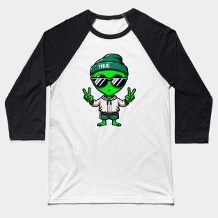 Thug Alien Life Baseball T-Shirt